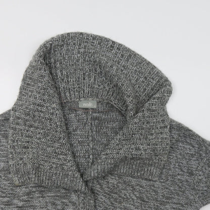Womens UK Size S Wallis Grey Cardigan Jumper