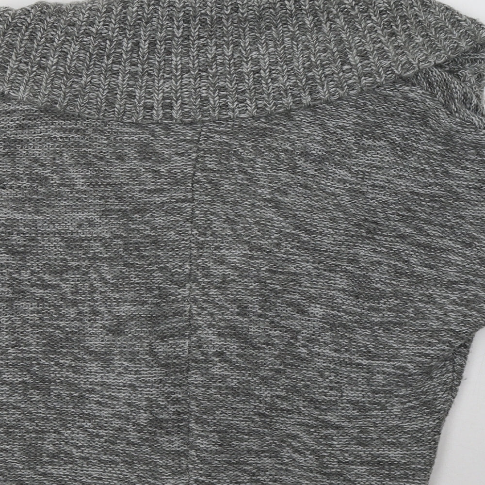 Womens UK Size S Wallis Grey Cardigan Jumper