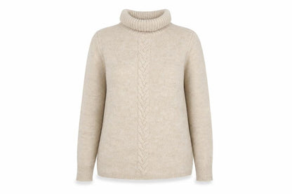 Womens UK Size S Peacocs Beige Pullover Jumper