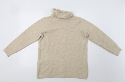 Womens UK Size S Peacocs Beige Pullover Jumper