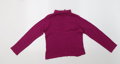 EWM Womens Pink   Basic T-Shirt Size 10