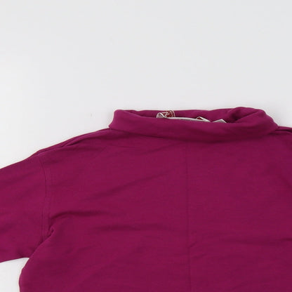 EWM Womens Pink   Basic T-Shirt Size 10