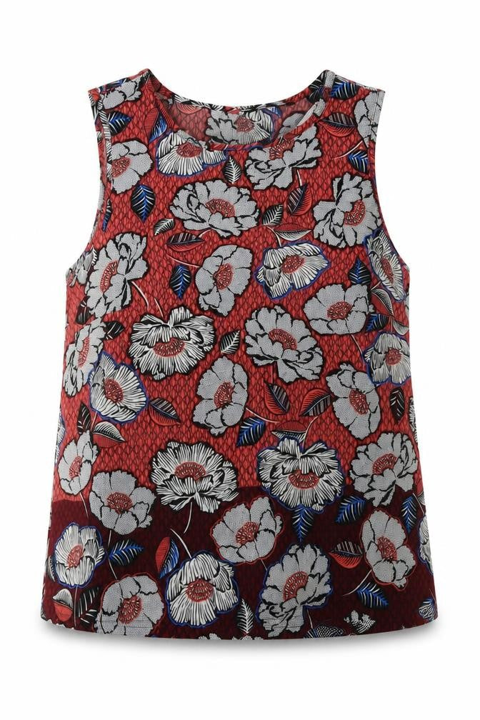 Womens UK Size 10 New Look Multicoloured Basic Tank