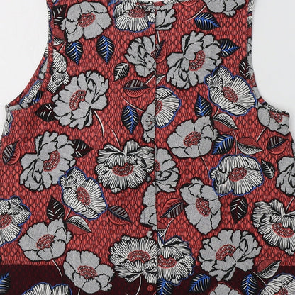 Womens UK Size 10 New Look Multicoloured Basic Tank