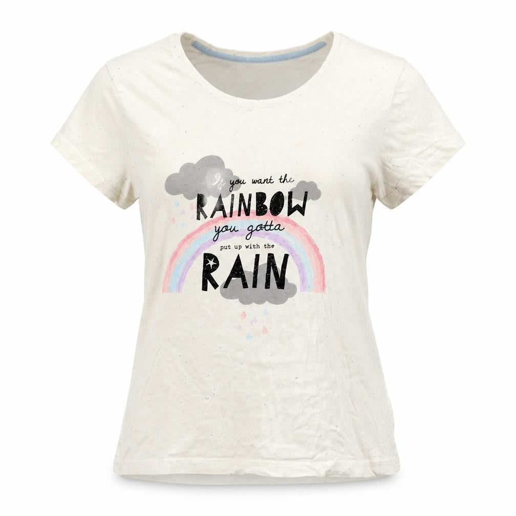 Womens UK Size 6 F&F Ivory Basic T-Shirt