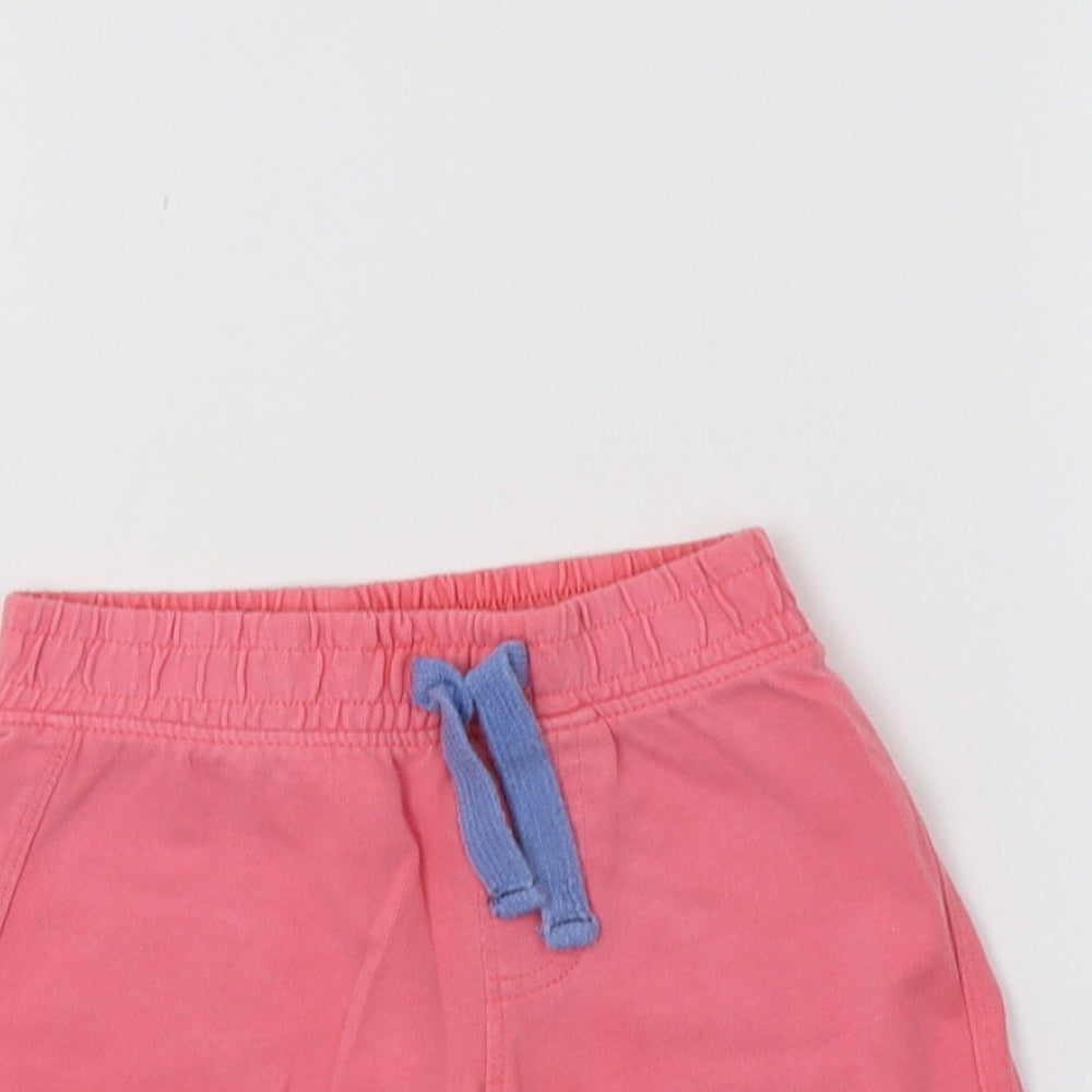 Preworn Girls Pink   Sweat Shorts Size 2 Years