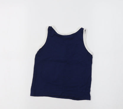 Shelor Girls Blue   Basic Tank Size 4 Years  - Las Vegas