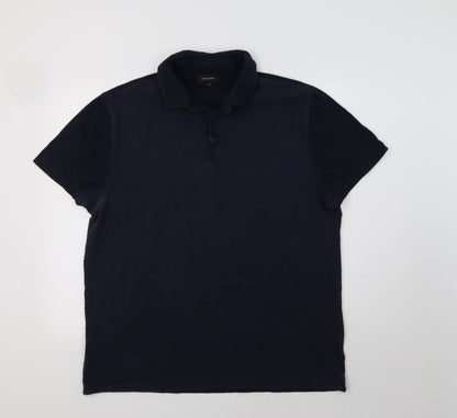 River Island Mens Blue    Polo Size XL