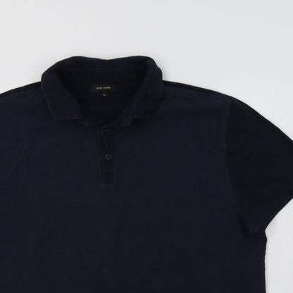 River Island Mens Blue    Polo Size XL