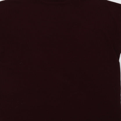 Womens UK Size 12 M&Co Purple Basic Blouse