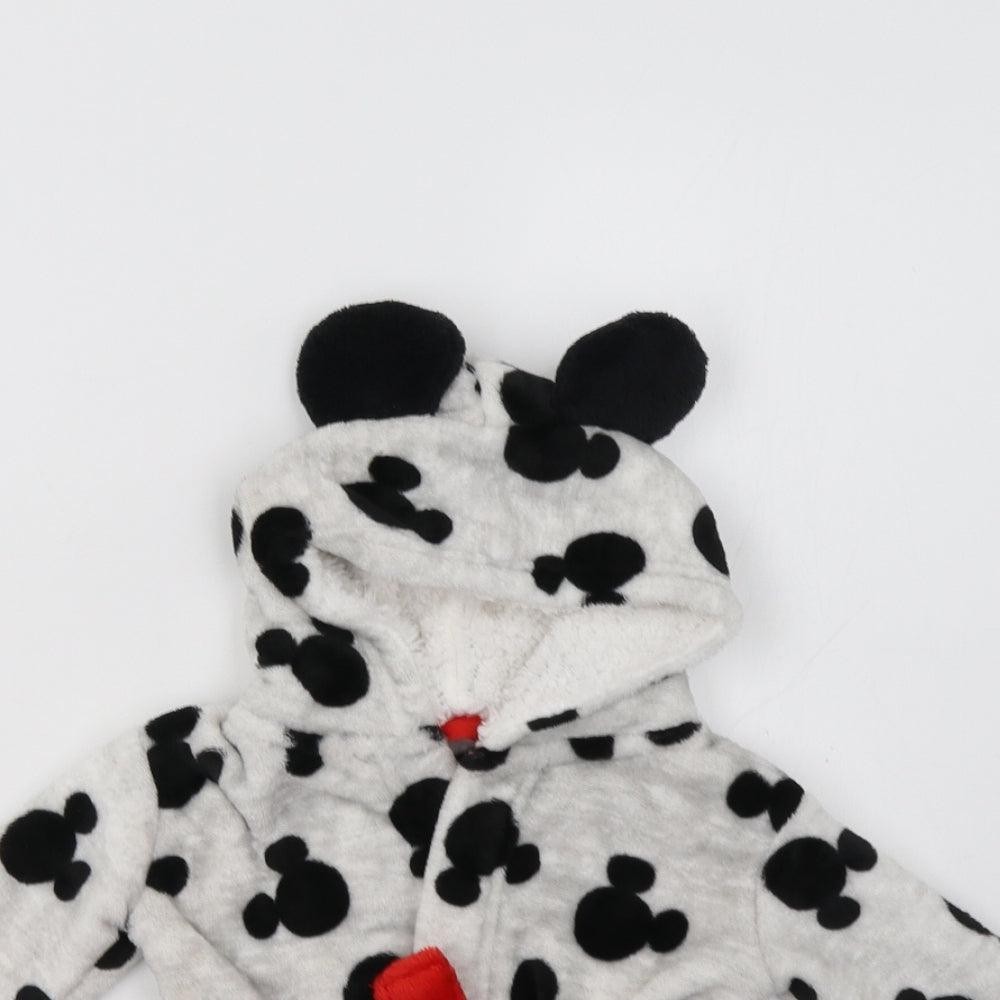 Primark Baby Grey Geometric  Kimono Pyjama Top Size 6-9 Months  - Mickey Mouse