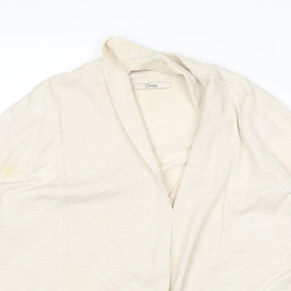 M&S Womens Beige   Cardigan Jumper Size 12