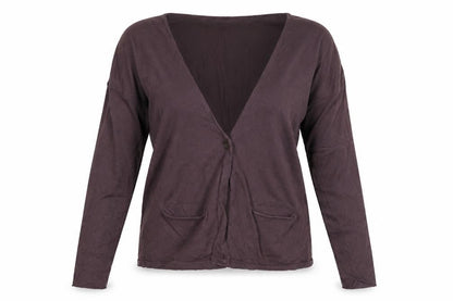 Womens UK Size M Gap Purple Cardigan Jumper
