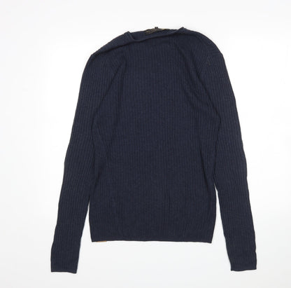 Label Lab Mens Blue   Pullover Jumper Size S