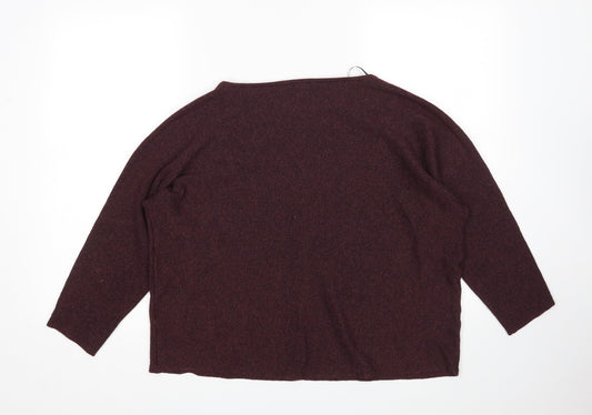 Womens UK Size L H&M Purple Pullover Jumper