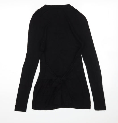 Womens UK Size 8 Warehouse Black Pullover Jumper