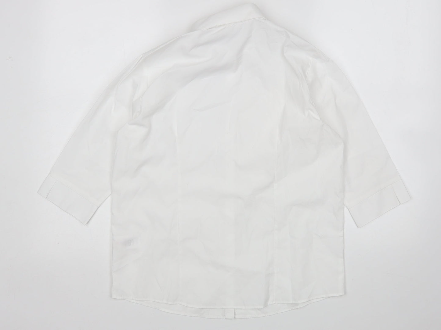George Boys White   Basic Button-Up Size 13-14 Years