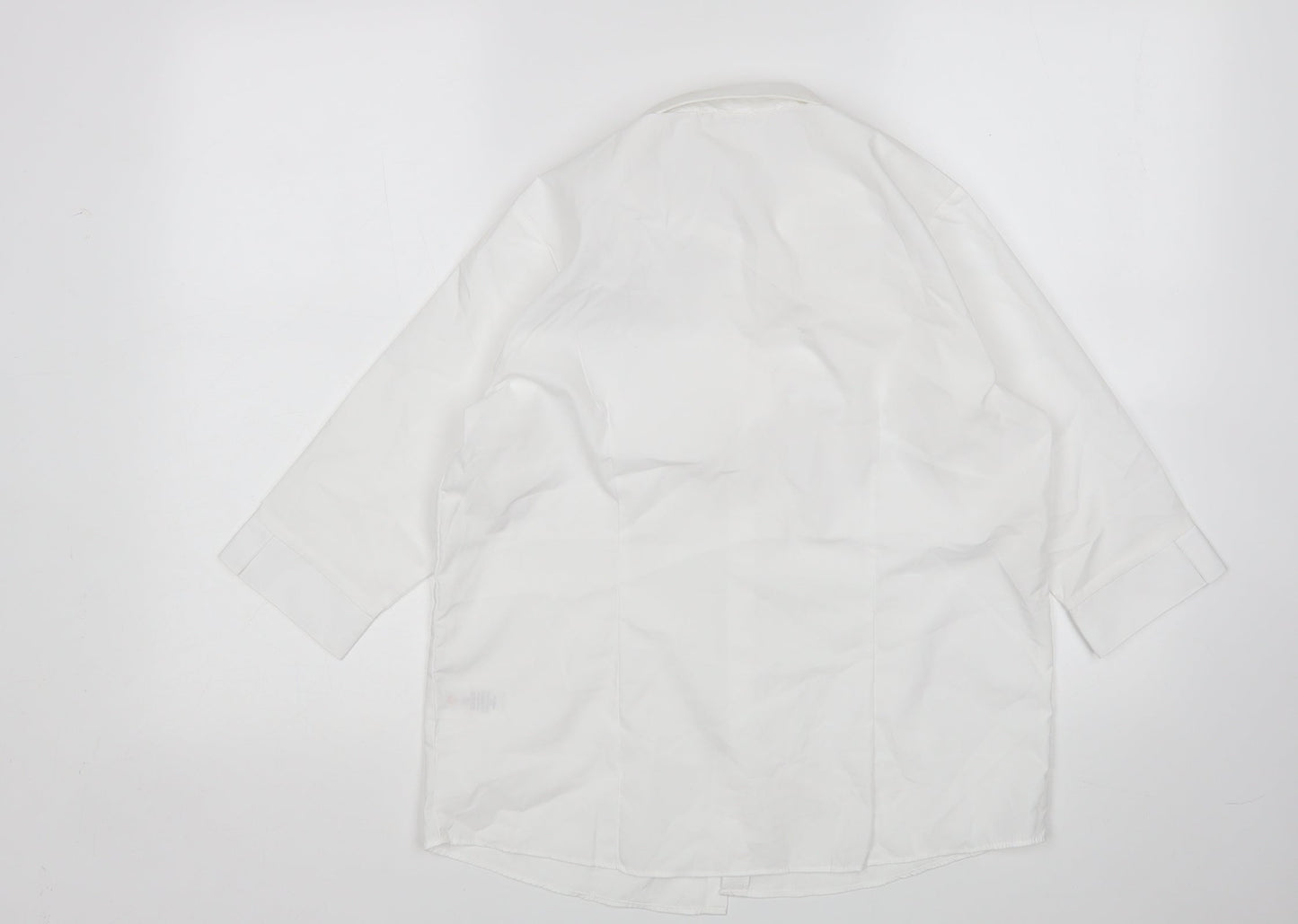 George Boys White   Basic Button-Up Size 13-14 Years