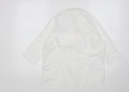 George Boys White   Basic Button-Up Size 13-14 Years
