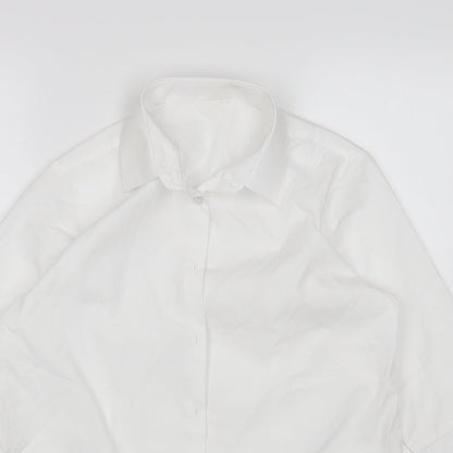 George Boys White   Basic Button-Up Size 13-14 Years