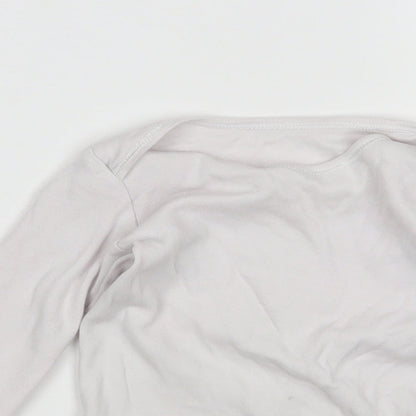 Nutmeg Baby White   Leotard One-Piece Size 12-18 Months