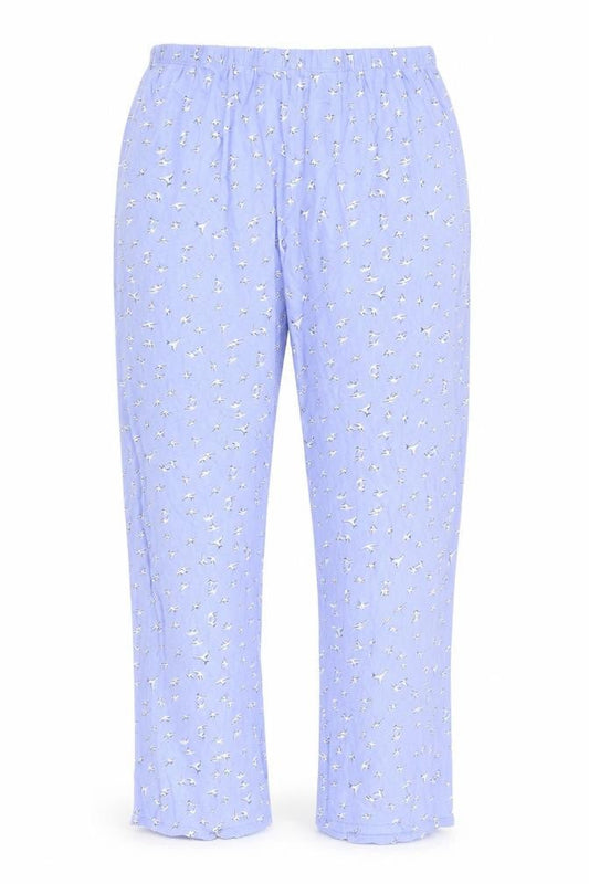 Womens UK Size 12 Marks and Spencer Regular Fit  Blue Trousers