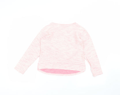 Miss e-vie Girls Pink   Pullover Jumper Size 9-10 Years