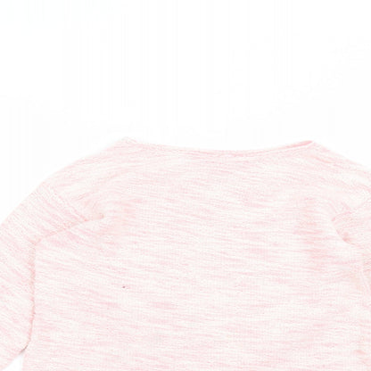 Miss e-vie Girls Pink   Pullover Jumper Size 9-10 Years