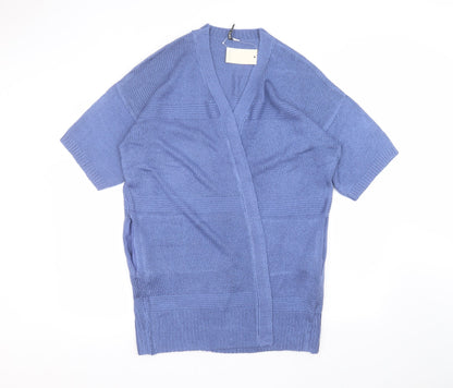Womens UK Size 12 capsule Blue Cardigan Jumper