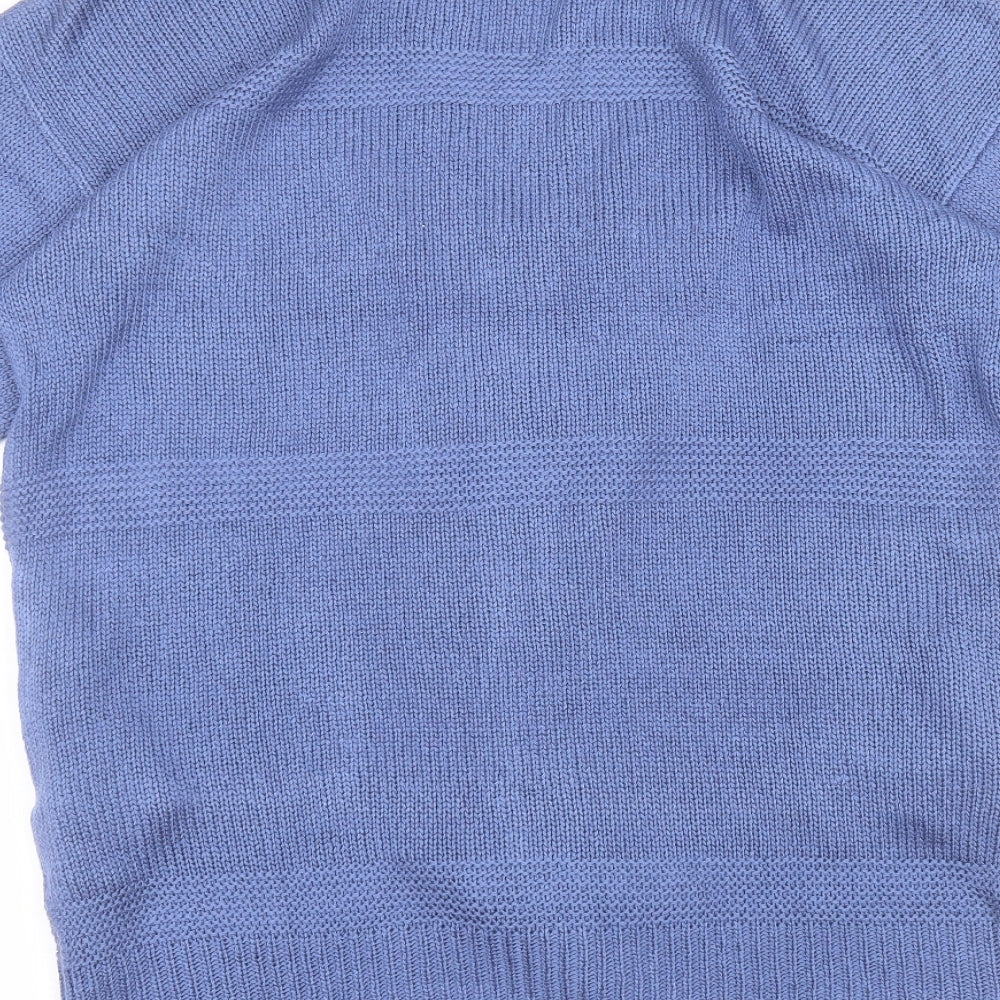Womens UK Size 12 capsule Blue Cardigan Jumper