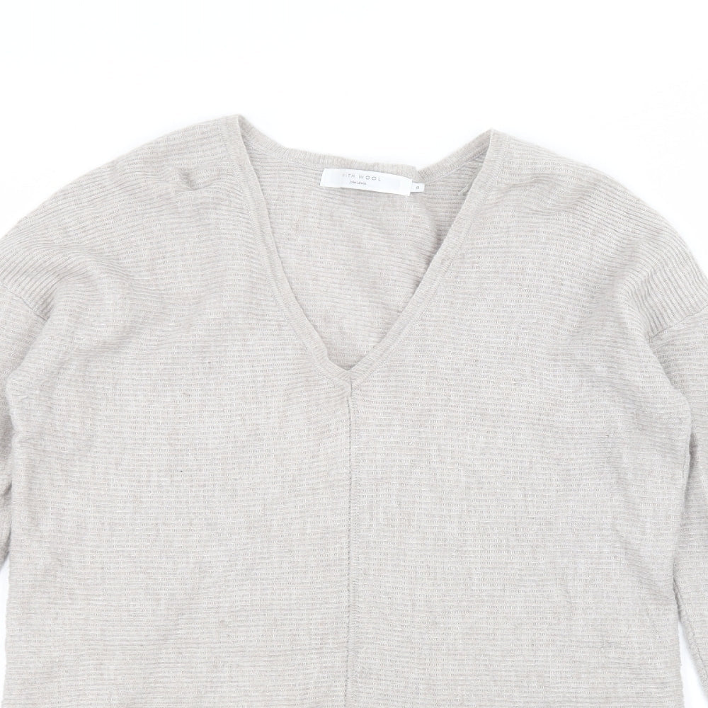 John Lewis Womens Brown   Pullover Jumper Size 8