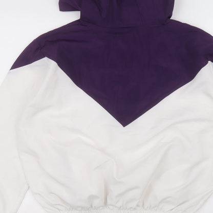 Womens UK Size XL Preworn White Rain Coat