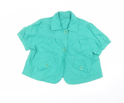 Womens UK Size 16 Dorothy Perkins Green Jacket