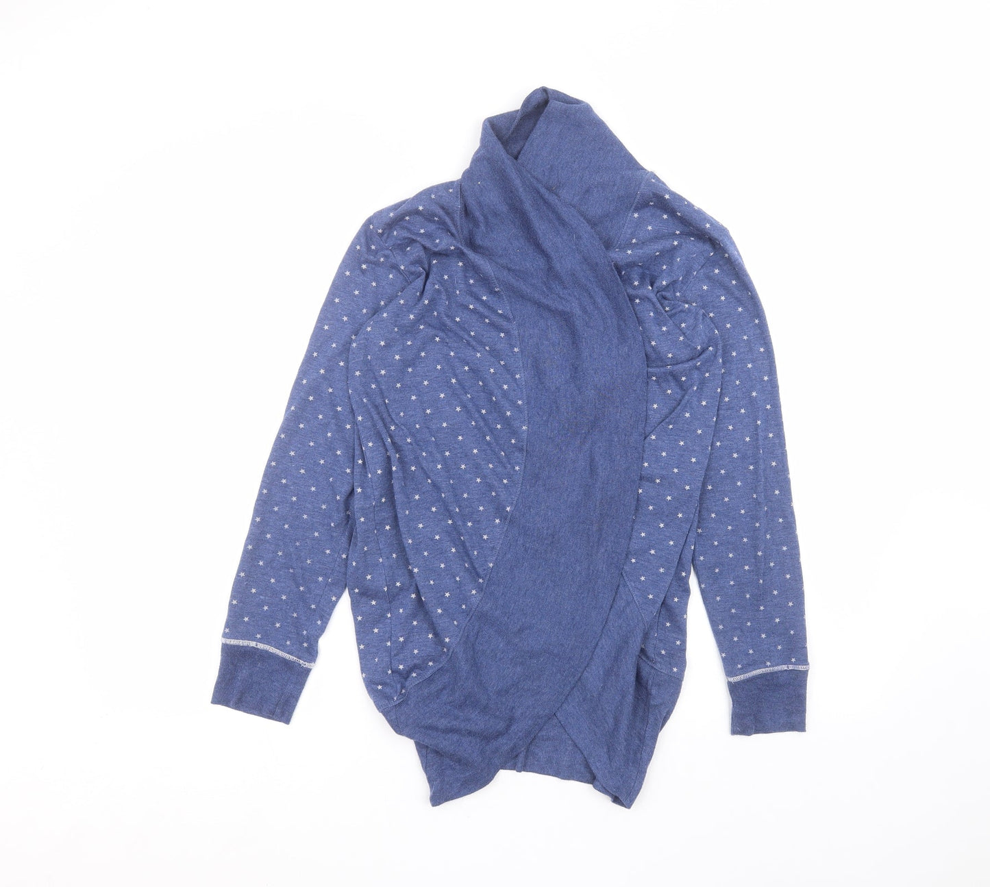 la marquise Womens Blue Polka Dot  Cardigan Jumper Size S