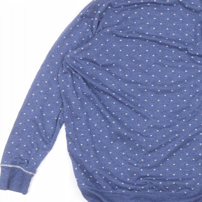 la marquise Womens Blue Polka Dot  Cardigan Jumper Size S