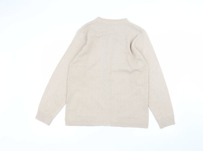 Womens UK Size M Akal Collection Brown Cardigan Jumper