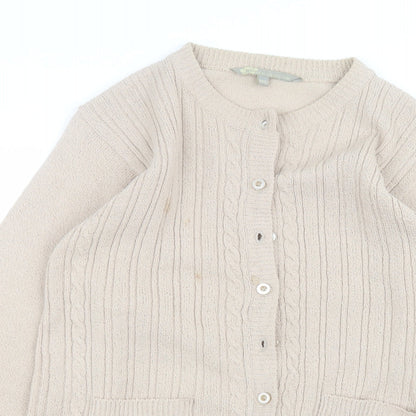 Womens UK Size M Akal Collection Brown Cardigan Jumper