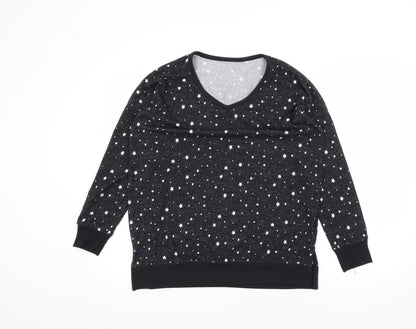 Womens UK Size 10 Peacocks Black Pullover Jumper