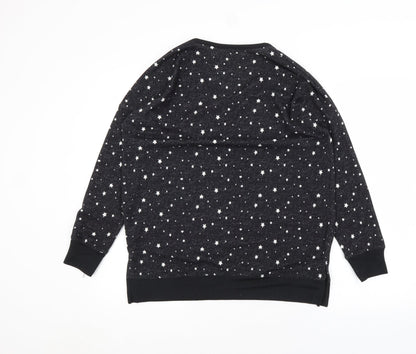 Womens UK Size 10 Peacocks Black Pullover Jumper