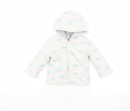 George Baby Grey   Parka Coat Size 3-6 Months
