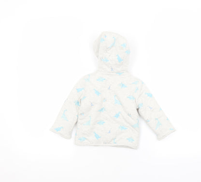 George Baby Grey   Parka Coat Size 3-6 Months