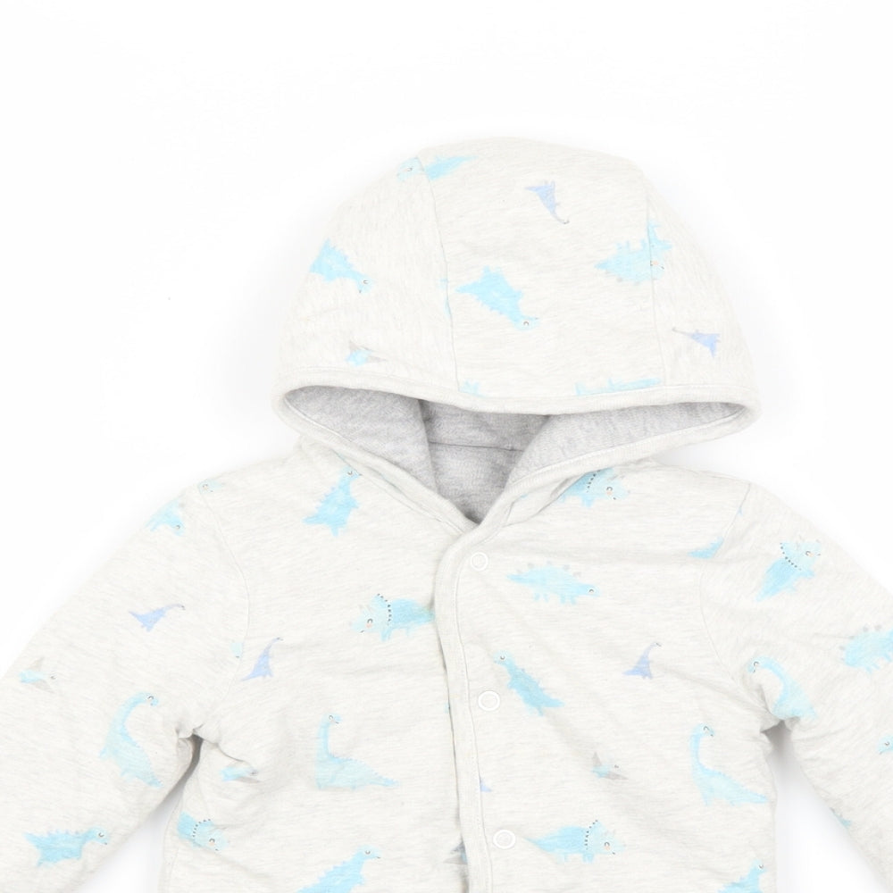 George Baby Grey   Parka Coat Size 3-6 Months