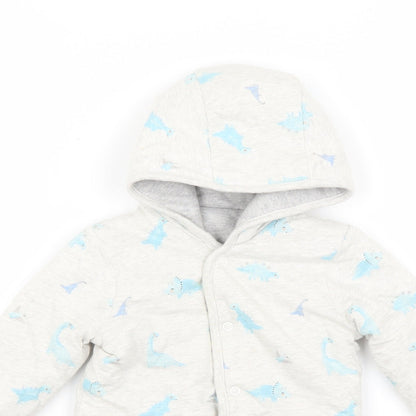 George Baby Grey   Parka Coat Size 3-6 Months