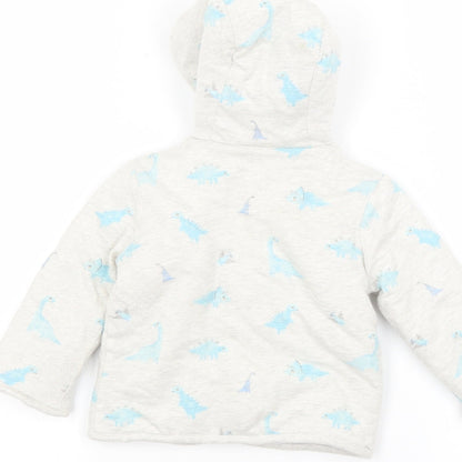 George Baby Grey   Parka Coat Size 3-6 Months
