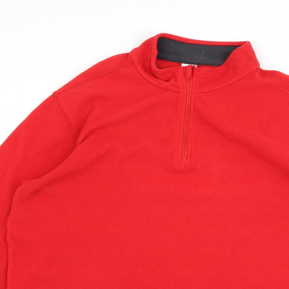 Womens UK Size XL Quechua Red Pullover Jumper