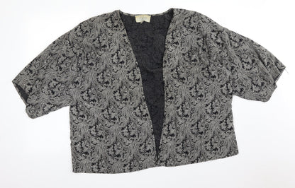 Womens UK Size M Peacocks Multicoloured Cardigan Jumper