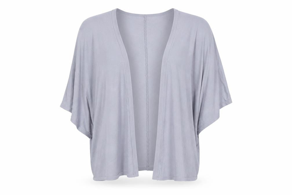 Womens UK Size L Papaya Grey Cardigan Jumper