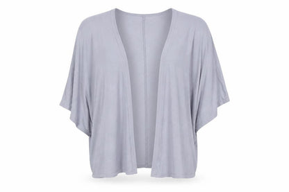 Womens UK Size L Papaya Grey Cardigan Jumper