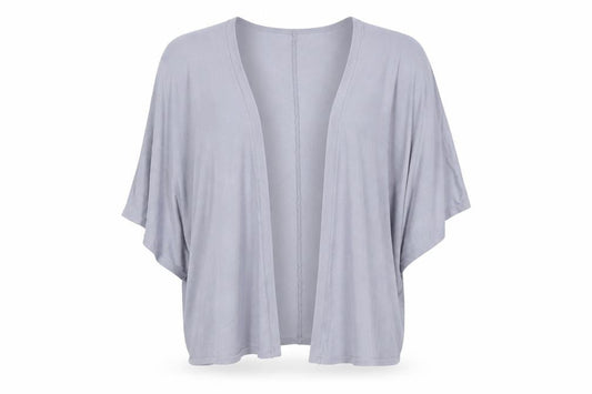 Front view of Papaya women’s grey cardigan jumper, size L