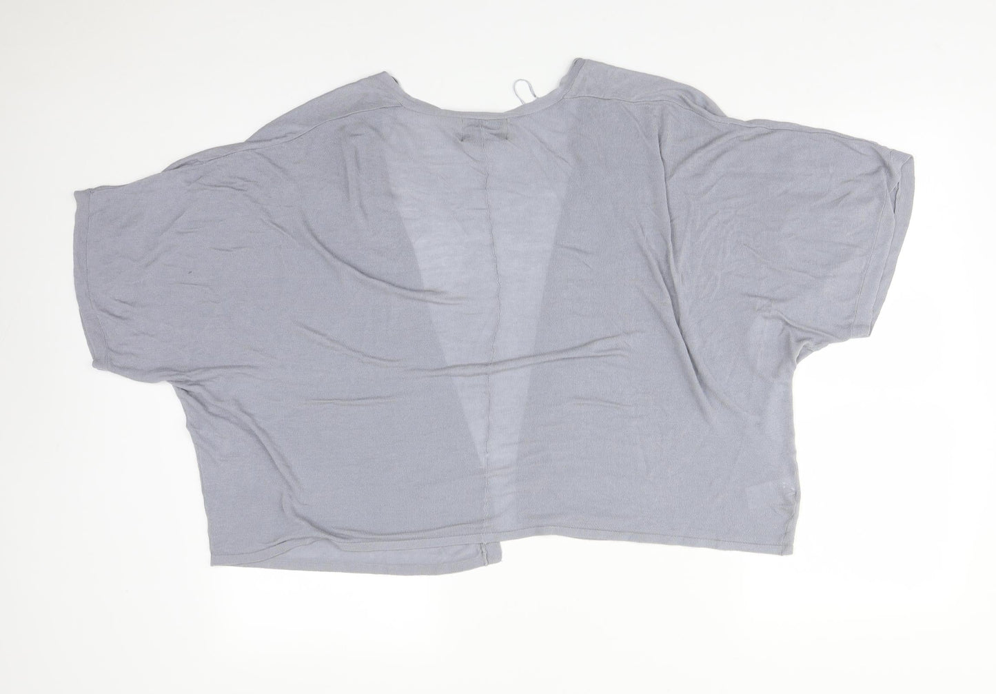 Womens UK Size L Papaya Grey Cardigan Jumper